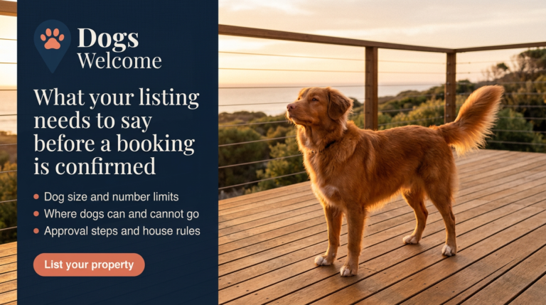 Pet friendly hotels near me: what hosts need to spell out before a booking is confirmed