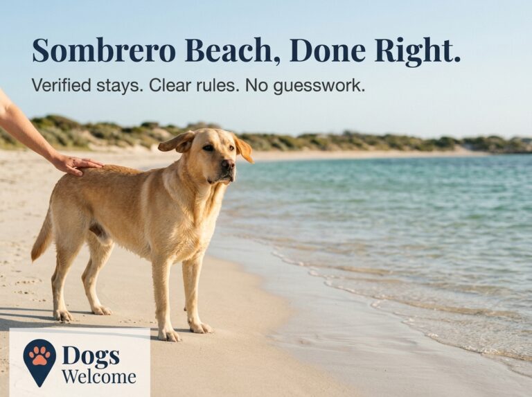 Sombrero Beach: Why clear rules beat guesswork for dog‑friendly beach stays
