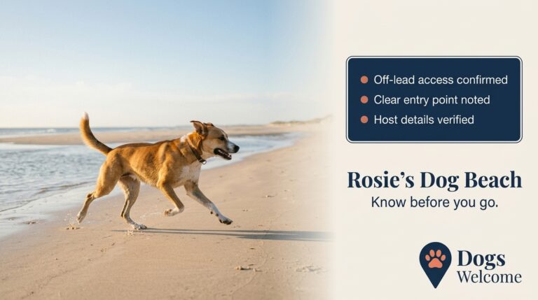 Rosie’s dog beach: the simple details that turn a hopeful stop into a sure thing