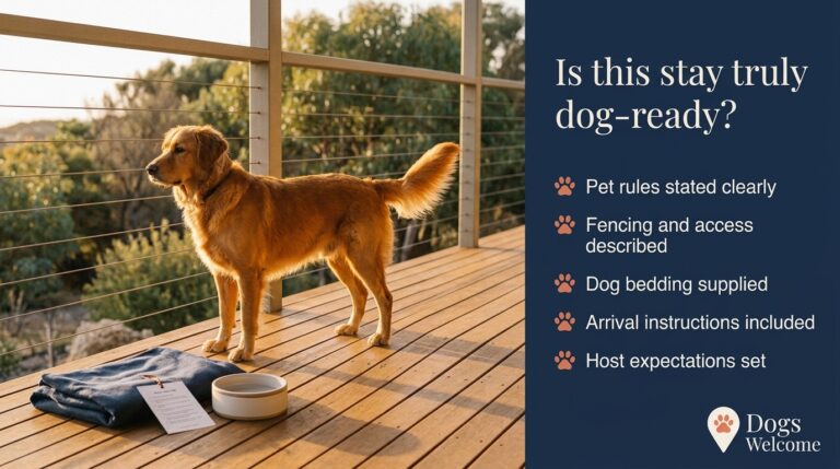 How to tell if a dog‑friendly stay is truly ready for your dog before you book