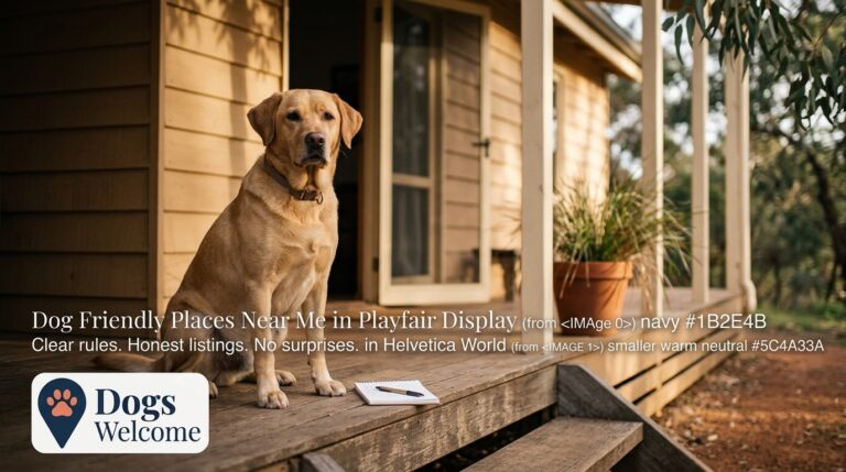 Dog-friendly places near me: a simple checklist for trusted stays
